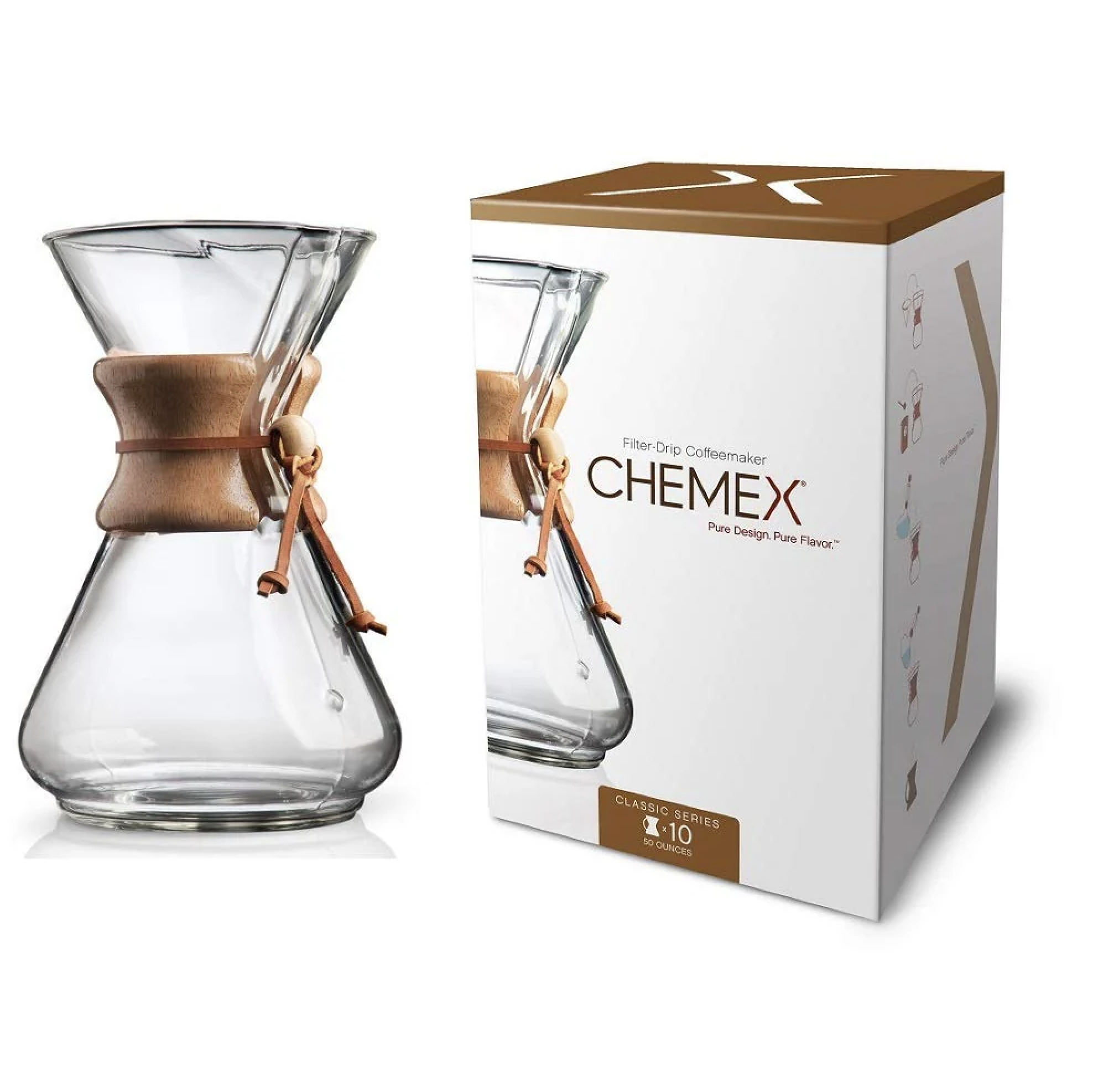 Уред за приготвяне на филтърно кафе CHEMEX ®