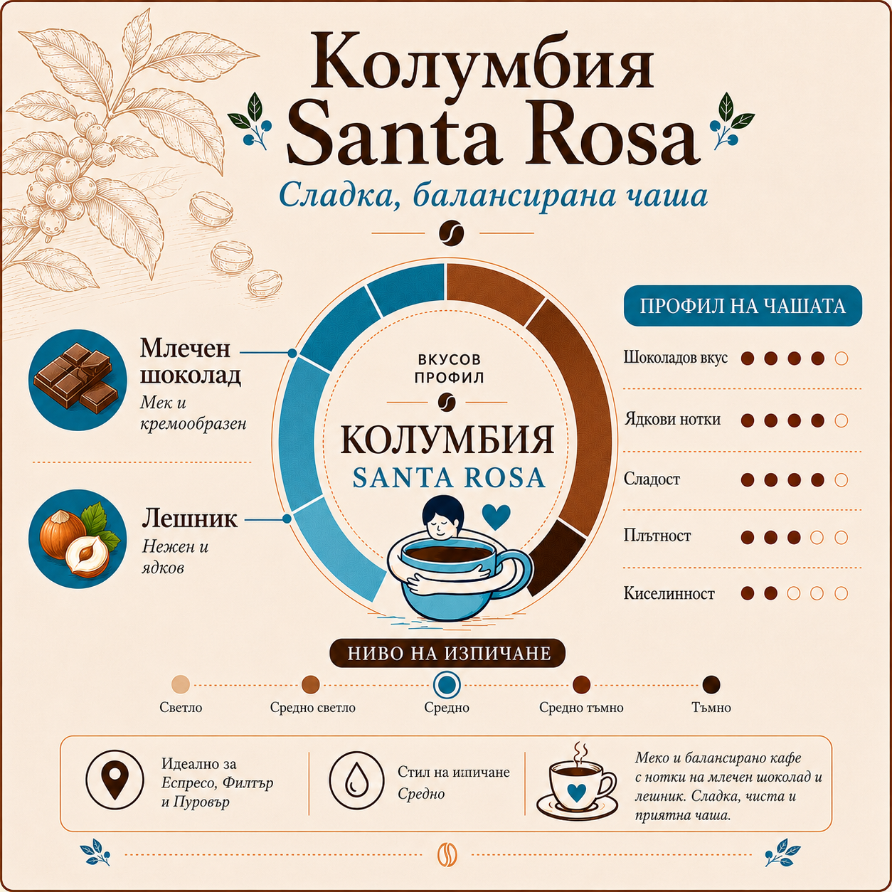 КОЛУМБИЯ САНТА РОСА | COLOMBIA SANTA ROSA